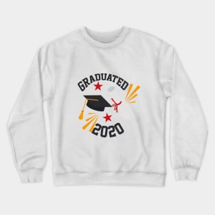 Graduated 2020 Funny Graduation Gift Crewneck Sweatshirt